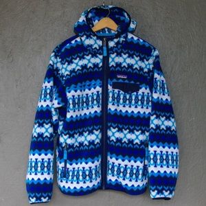 Patagonia Synchilla Snap T rare print jacket